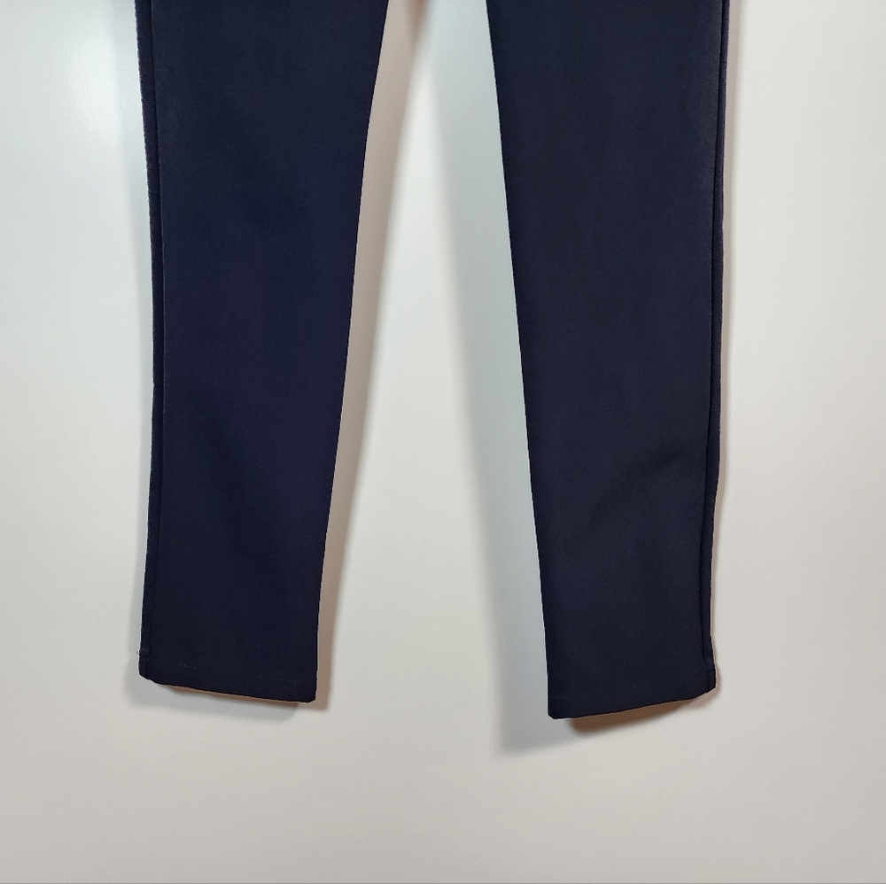 Theory Navy Blue Dantey Mandatory Buisness Career Pants Size 6 - Picture 5 of 11